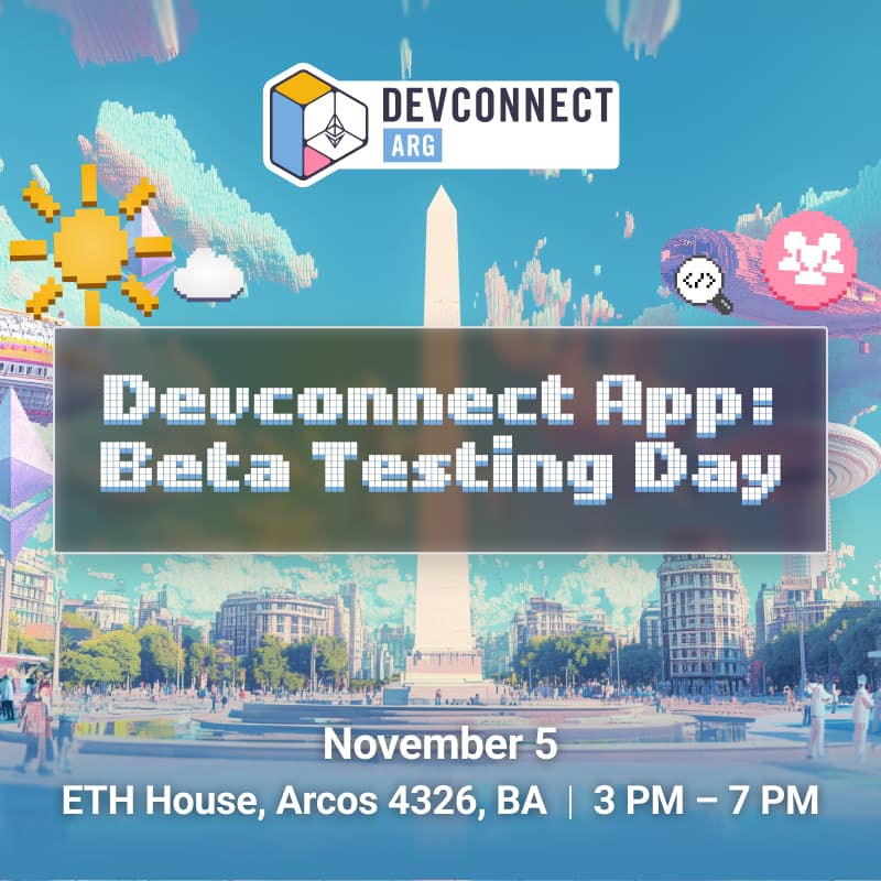 Cover Image for Devconnect app - Beta testing Day