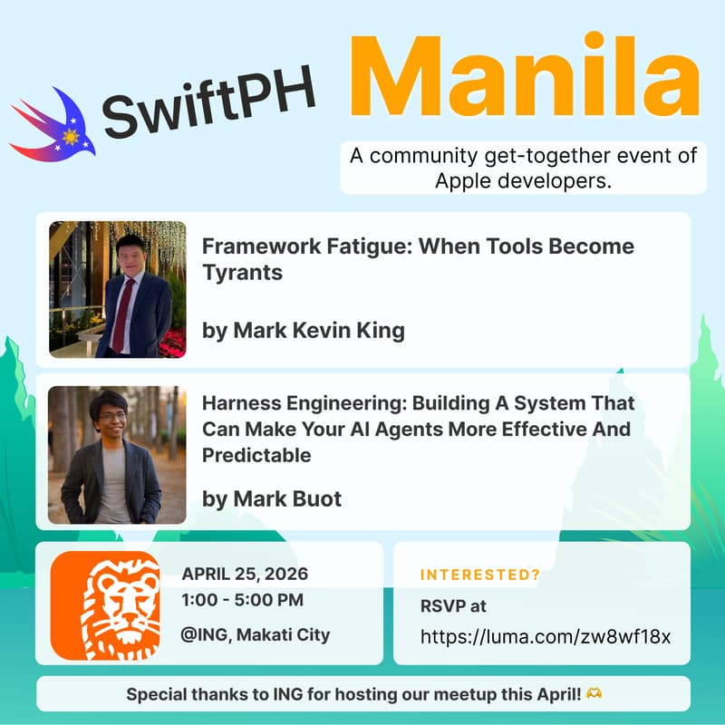 Cover Image for SwiftPH Meetup! AI + iOS Development