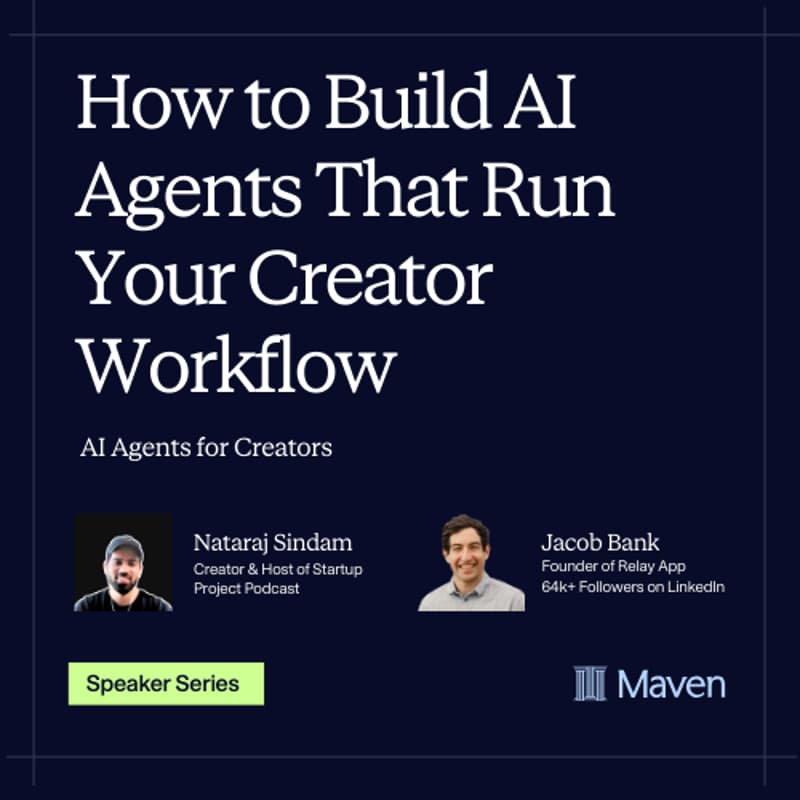 Cover Image for How to Build AI Agents That Run Your Creator Workflow
