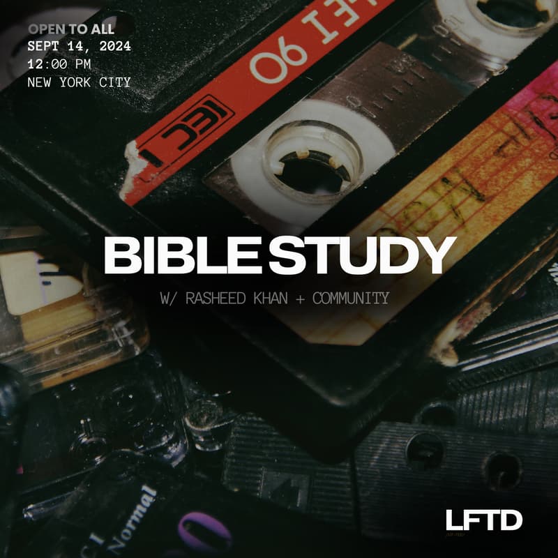 Cover Image for Bible Study w/ Rasheed Khan