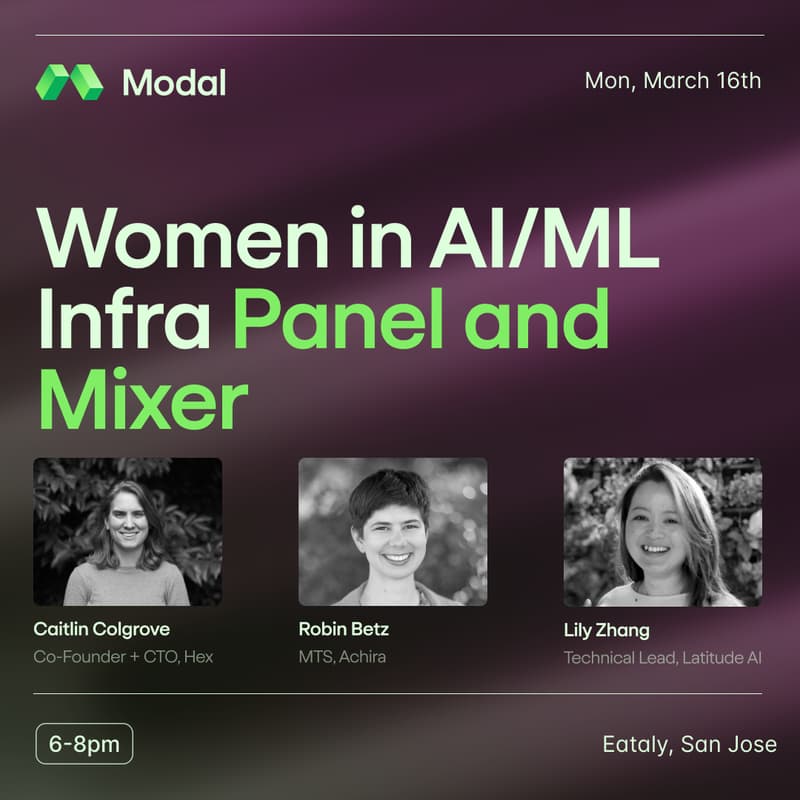 Cover Image for Women in AI/ML Infra @ GTC