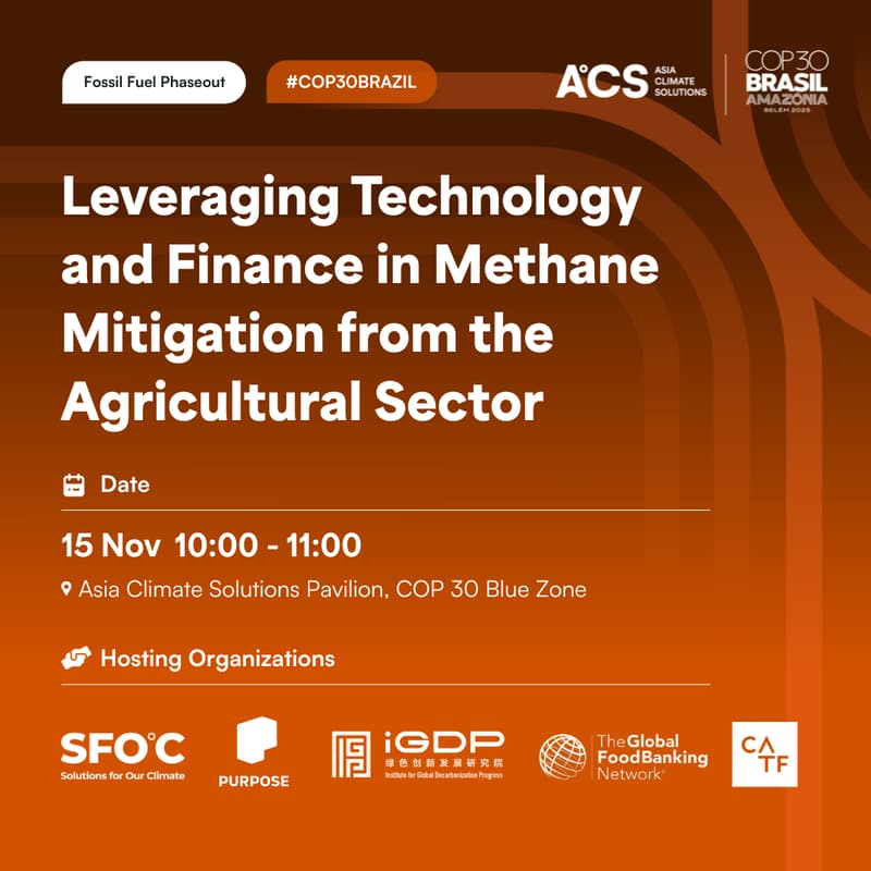 Cover Image for Leveraging Technology and Finance in Methane Mitigation from the Agricultural Sector