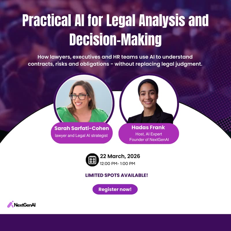 Cover Image for Practical AI for Legal Analysis and Decision-Making
