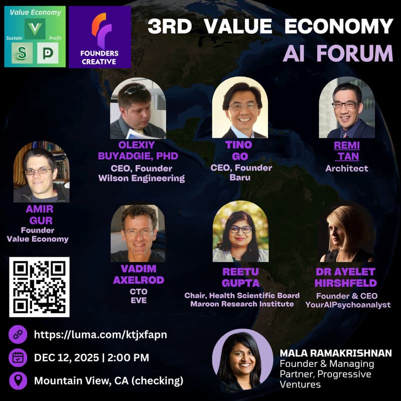 Cover Image for 3rd Value Economy AI Forum | Balance Sustain[ability] X Capitalism | Best Future
