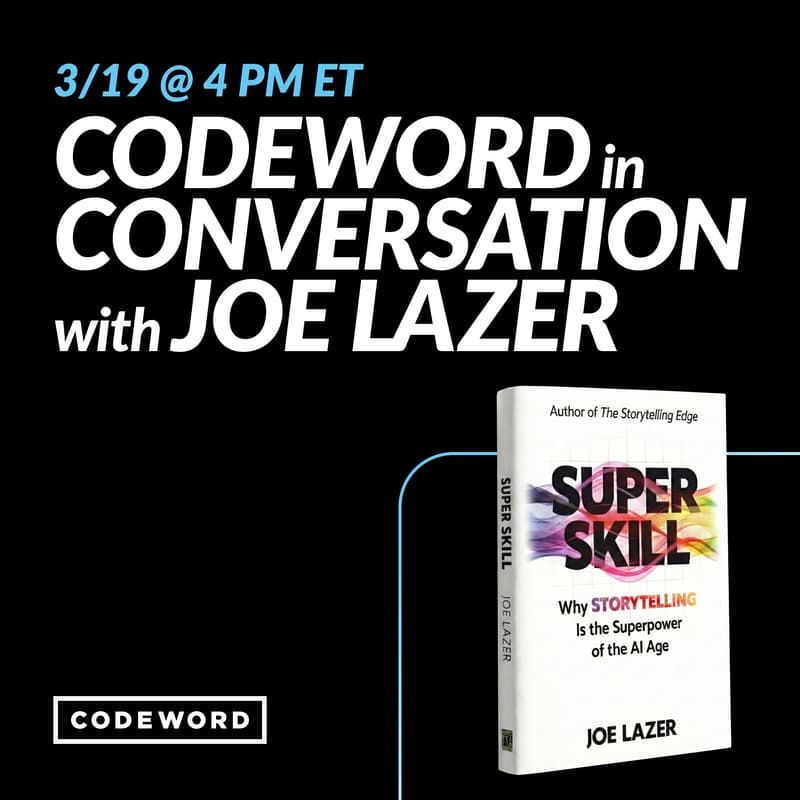 Cover Image for Codeword in Conversation with Joe Lazer