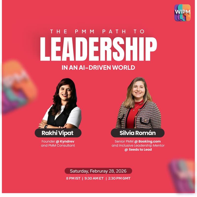 Cover Image for WIPM Virtual Session | The PMM Path to Leadership in an AI-driven World