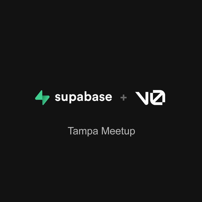 Cover Image for Tampa, Florida - Supabase x v0 Meetup