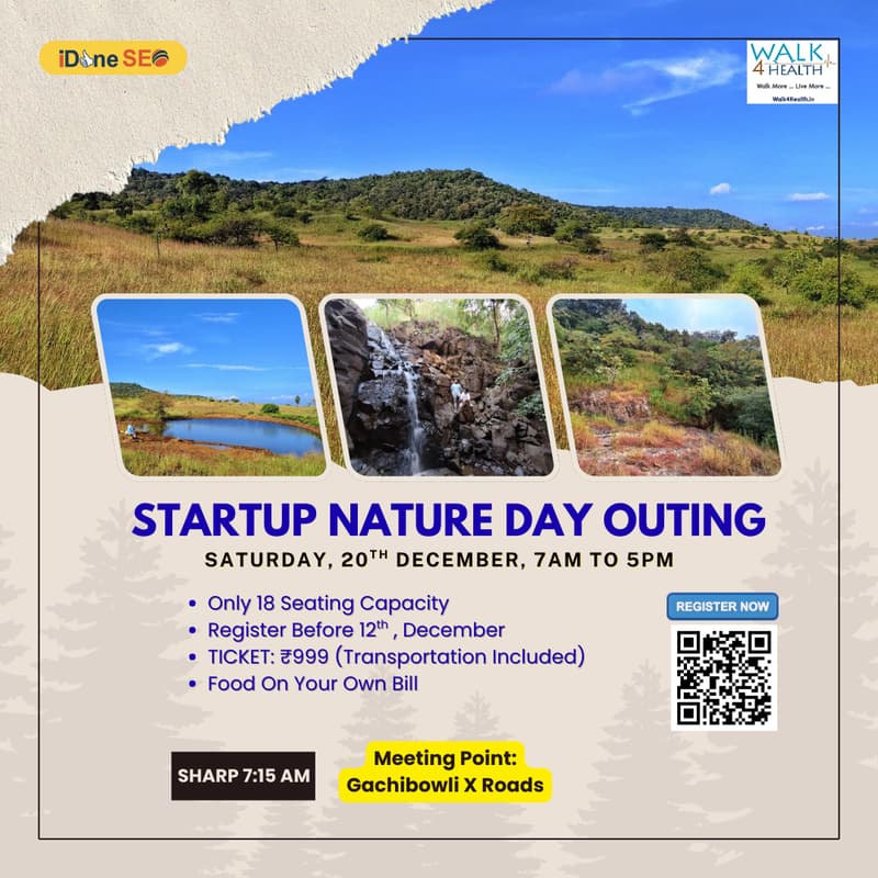 Cover Image for Startup Nature Outing - Anantha Giri Hills