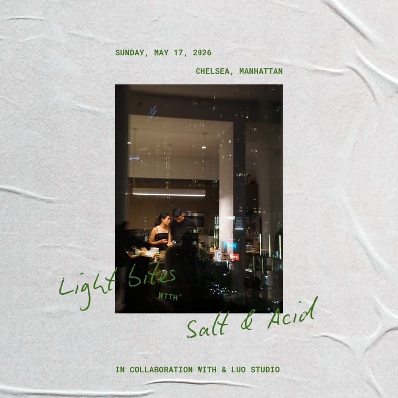 Cover Image for Light bites with Salt & Acid