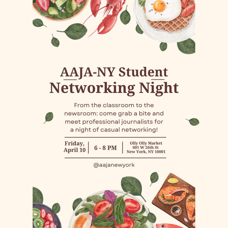 Cover Image for AAJA NY Student Networking Night