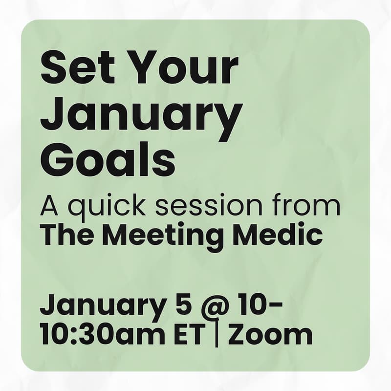 January Step Goals Set Your January Goals · Zoom · Luma
