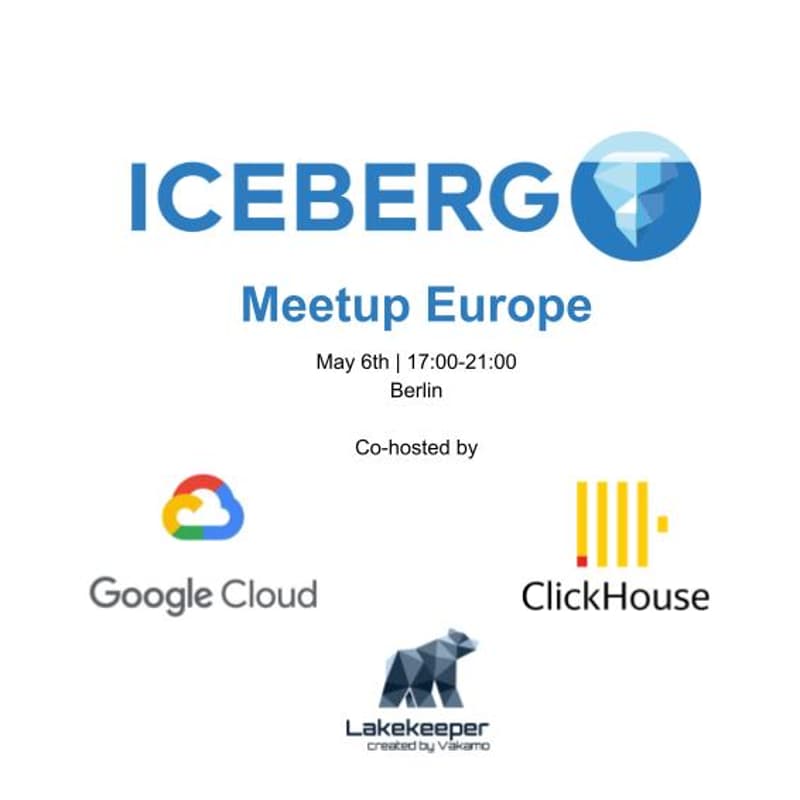 Cover Image for Apache Iceberg™ Europe Community Meetup - May 2026 Berlin Edition