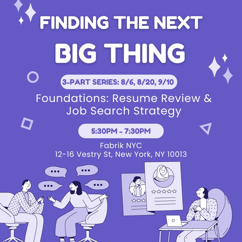 Cover Image for Finding the Next BIG Thing: Foundations