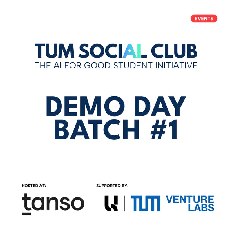 Cover Image for DEMO DAY | TUM Social AI Club