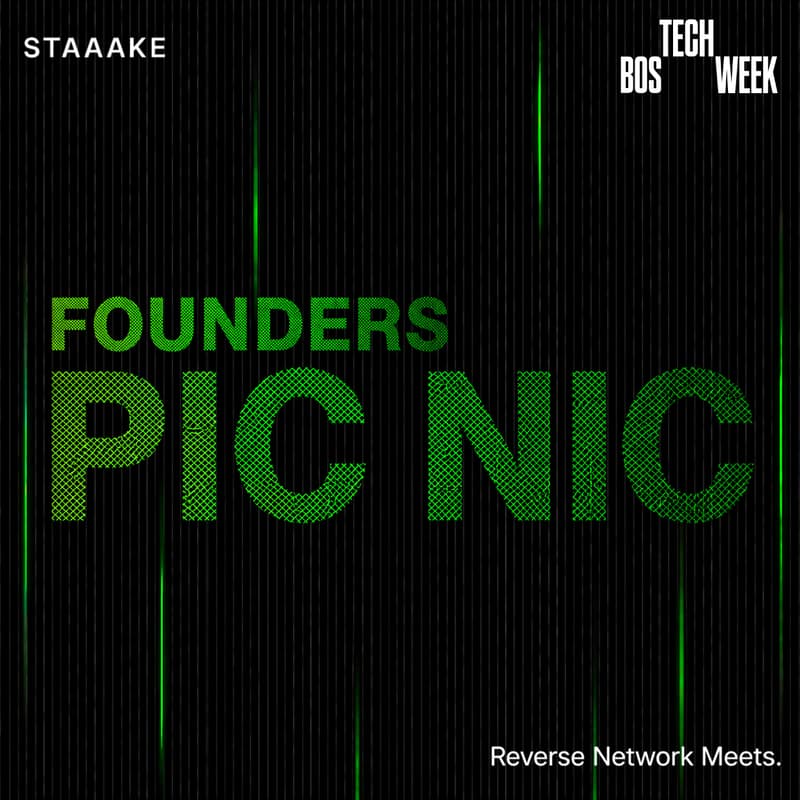 Cover Image for Founders Pic Nic - #BosTechWeek — Reverse Network Meet