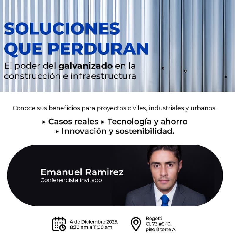 Cover Image for Soluciones que perduran: El poder del galvanizado en la construcción e infraestructura.