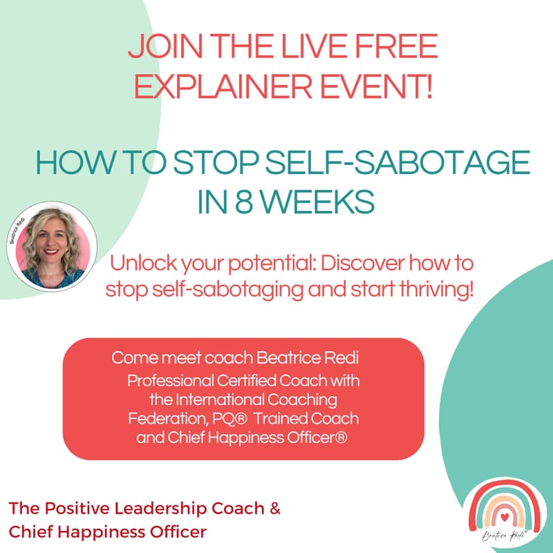 Cover Image for Stop Self-Sabotage with Positive Intelligence® Programme free EXplainer webinar (ENGLISH)