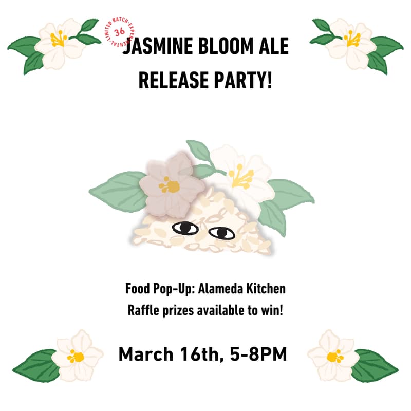 Cover Image for Jasmine Bloom Ale Release Party