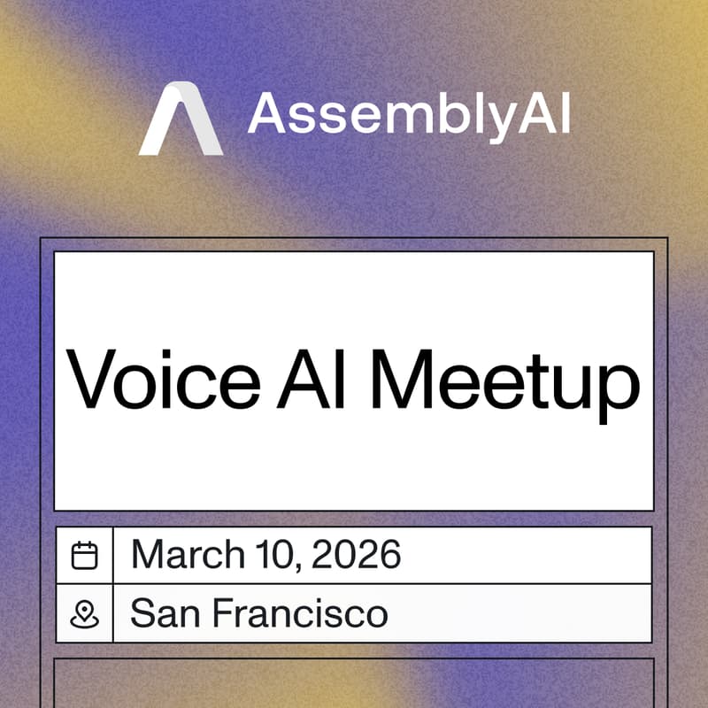 Cover Image for Voice AI Meetup: Promptable Speech Models
