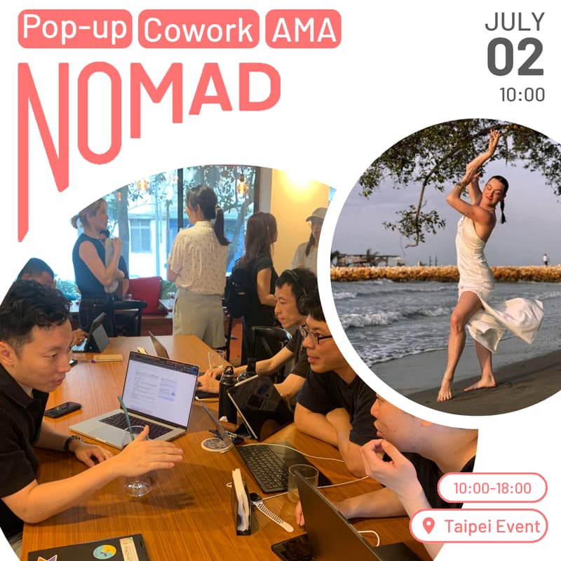 Cover Image for July Nomad Pop-up - Cowork & AMA Session.
