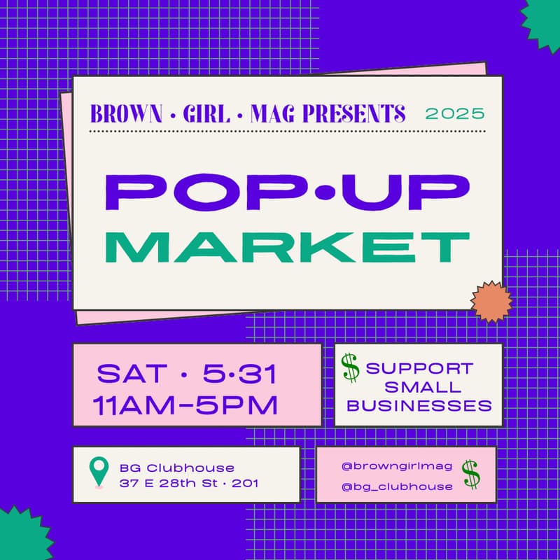Cover Image for Brown Girl Mag • Pop•Up Market 🛍️