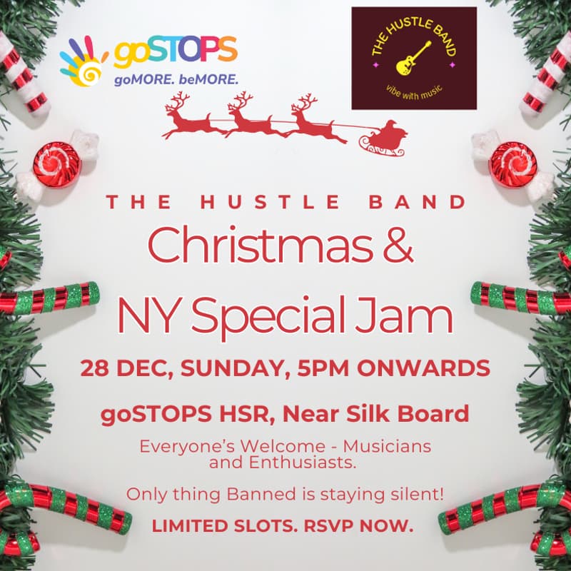Cover Image for The Hustle Band & goSTOPS - Christmas & NY Special Jam