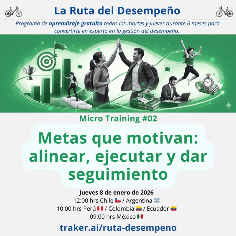 Cover Image for MicroTraining #02 Metas que motivan: alinear, ejecutar y dar seguimiento