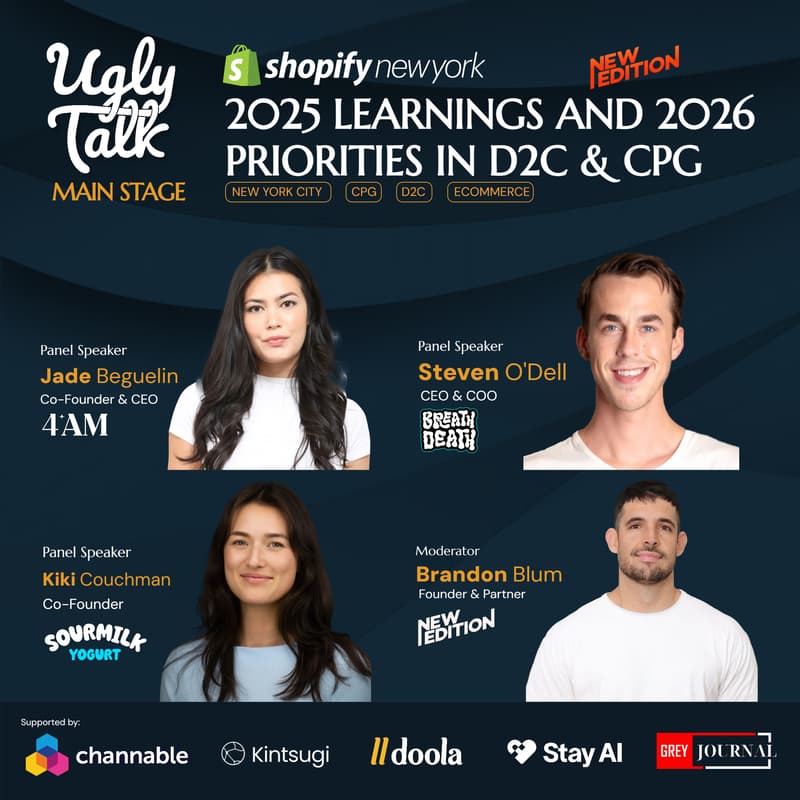 Cover Image for UGLY TALK: 2025 LEARNINGS & 2026 PRIORITIES IN D2C & CPG