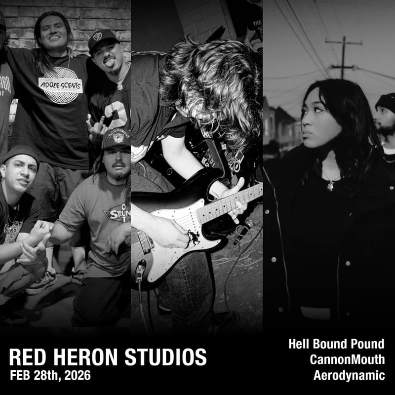Cover Image for Red Heron Presents: Aerodynamic, Cannonmouth, Hell Bound Pound