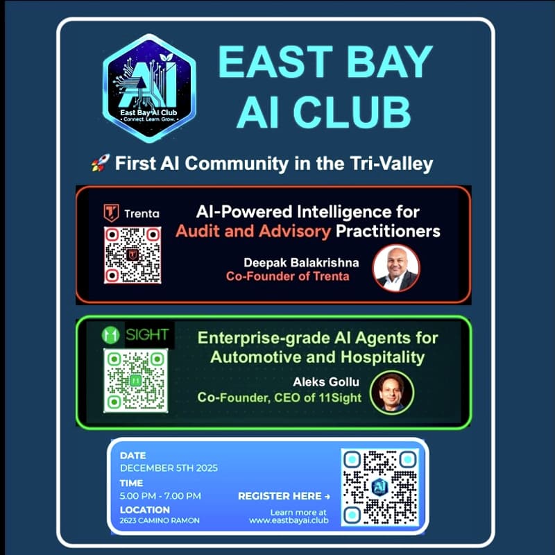 Cover Image for East Bay AI Club – Founder Journey: AI Agents & Workflows