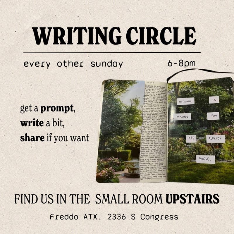 writing circle 🫶🏼 · Luma
