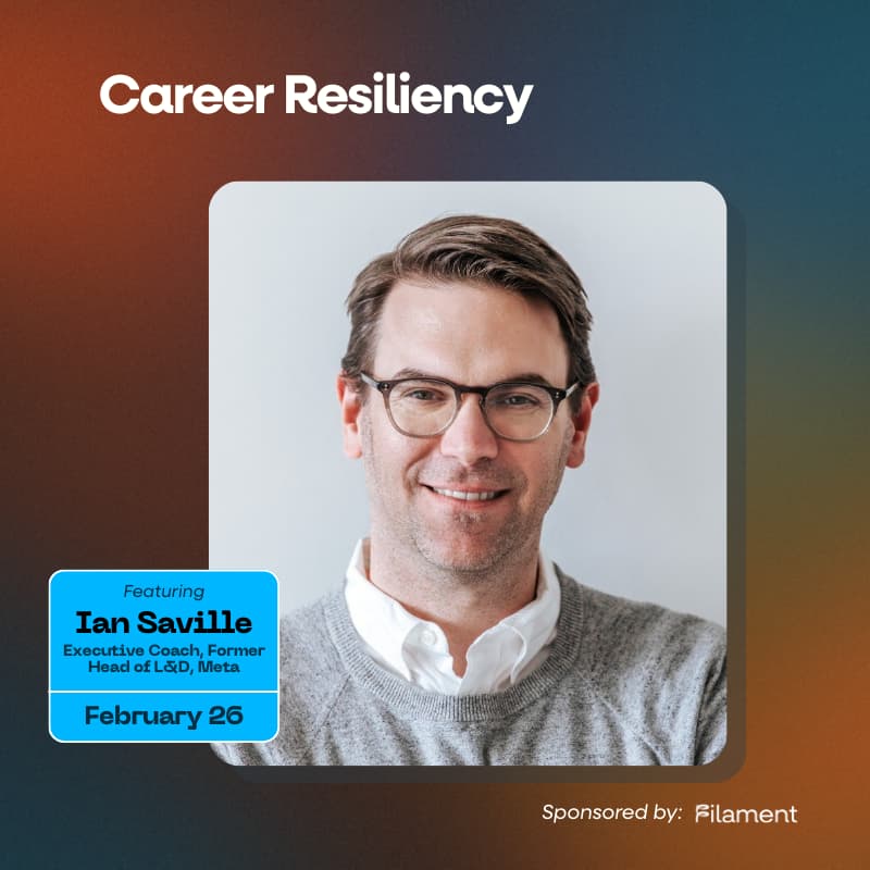 Cover Image for Live Career Coaching (like Couples Therapy for Work) with Former Meta Head of L&D, Ian Saville