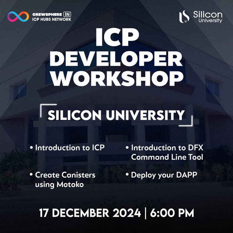 Cover Image for ICP Developer Workshop SIT