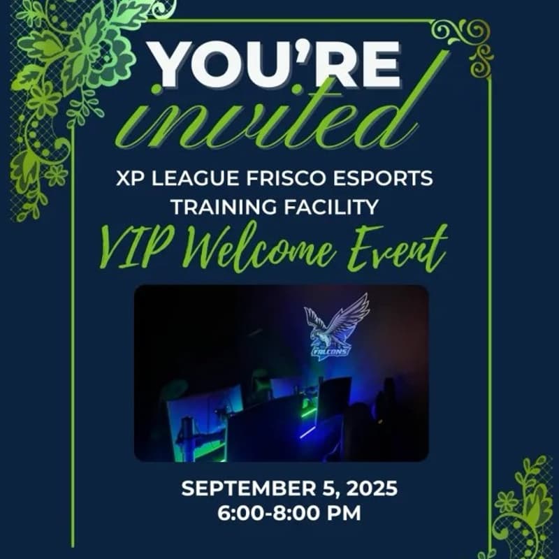 Cover Image for XP League Frisco - VIP Welcome
