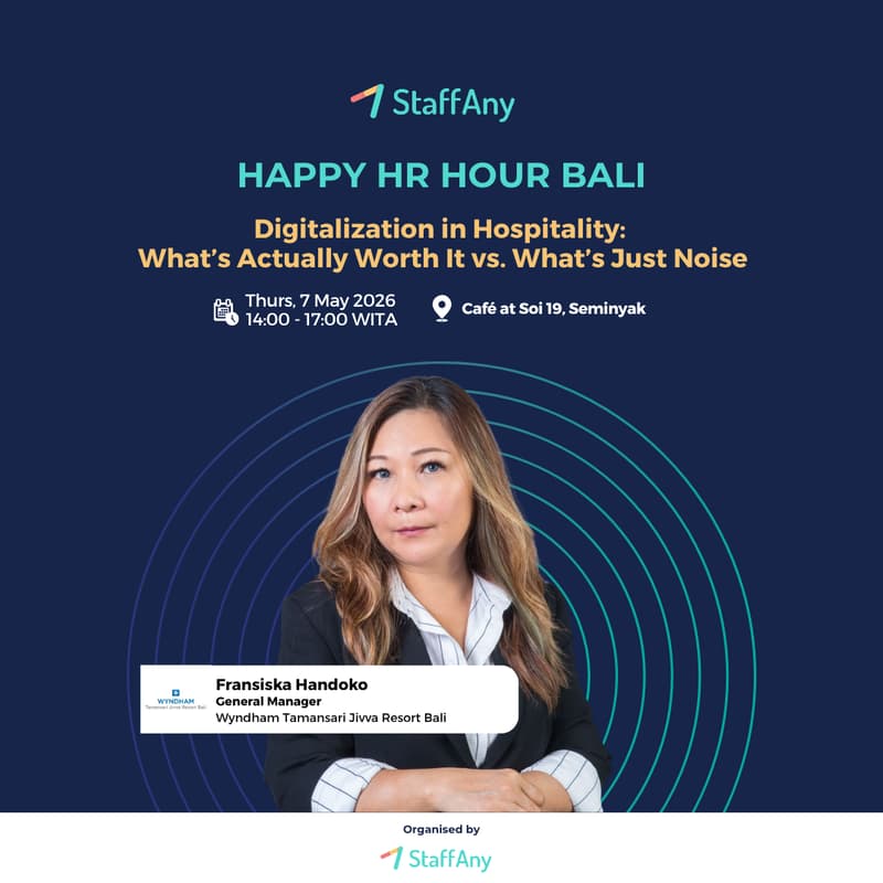 Cover Image for StaffAny Happy HR Hour (HHH) - Bali
