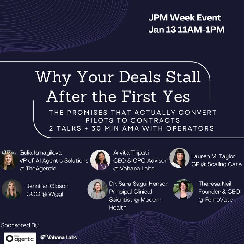 Cover Image for JPM Week: Why Your Deals Stall After the First ‘Yes'