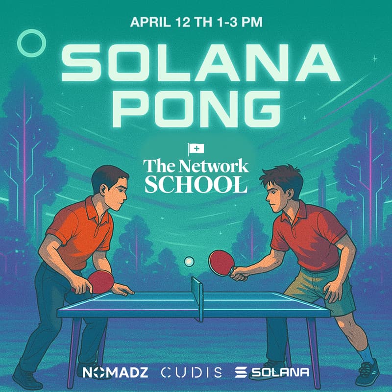 Cover Image for Solana Pong Tournament by Nomadz