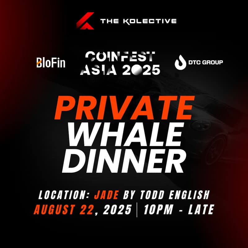 Cover Image for The KOLective Private Whale Dinner
