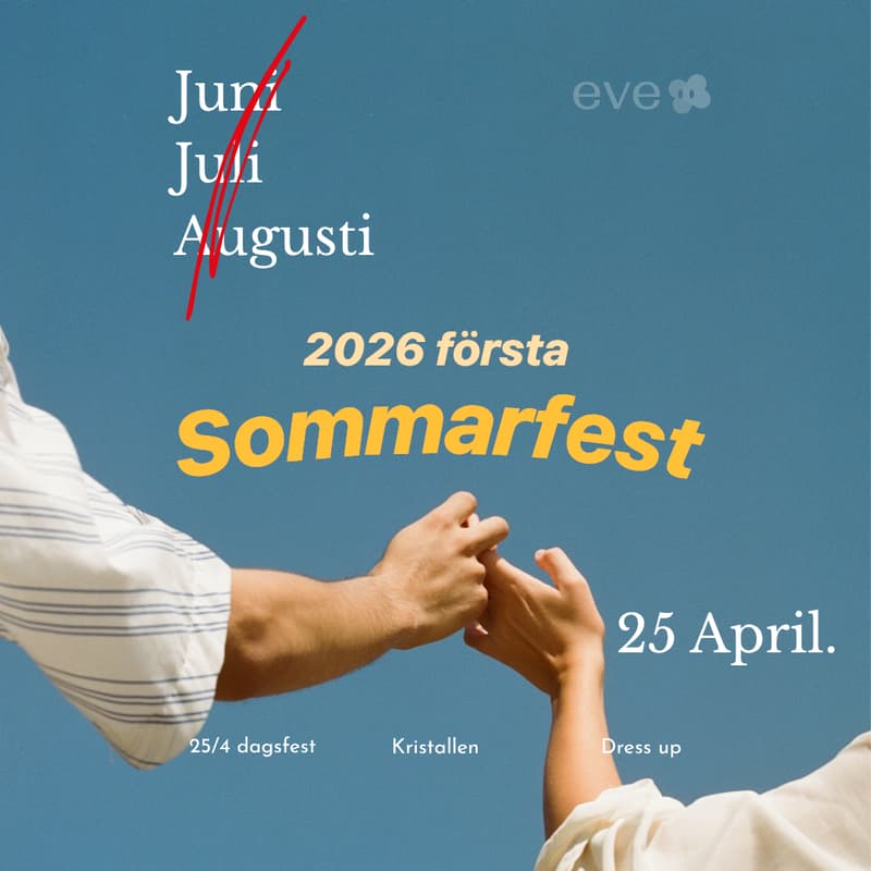 Cover Image for Eve's tidiga sommarfest 2026