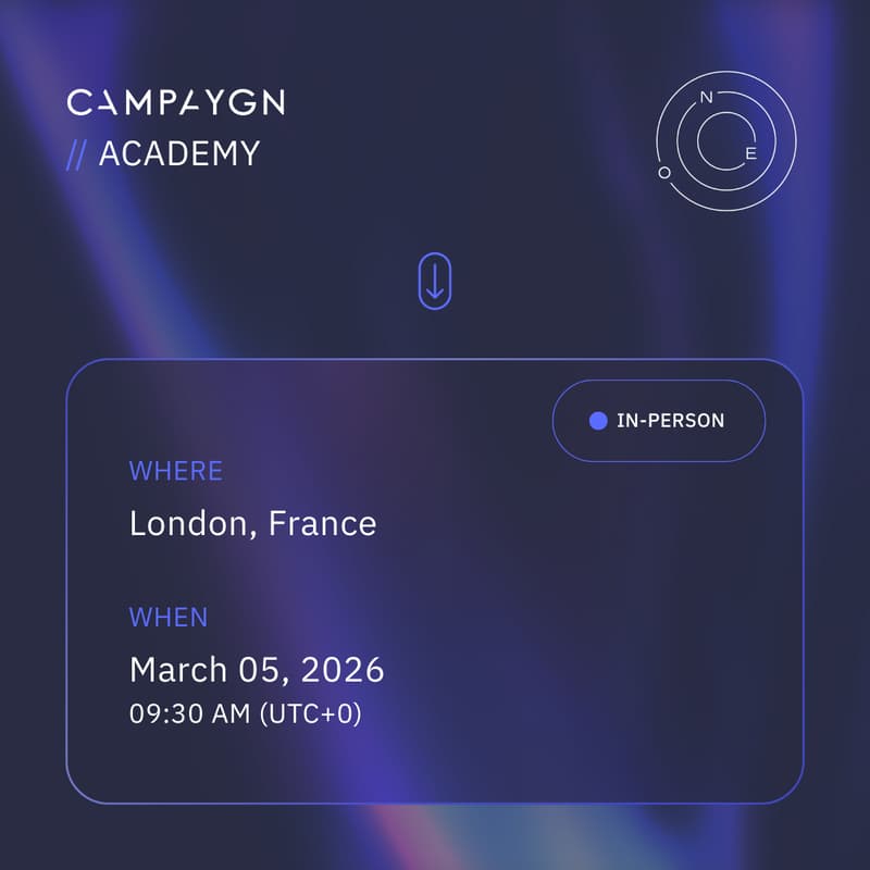 Cover Image for Campaygn Academy I Smarter Influence 2026 - London Edition