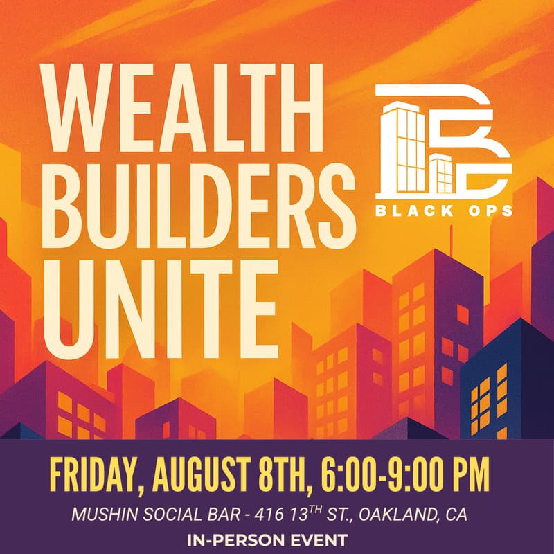 Cover Image for 🏡 Wealth Builders Unite: Building Wealth Together (IN-PERSON)