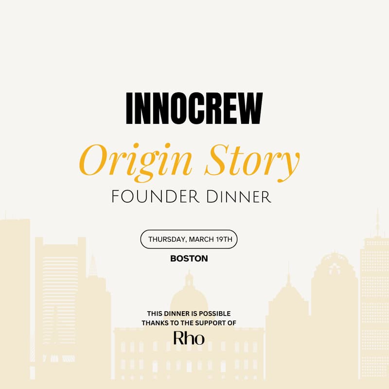 Cover Image for Origin Story Founder Dinner (Boston)