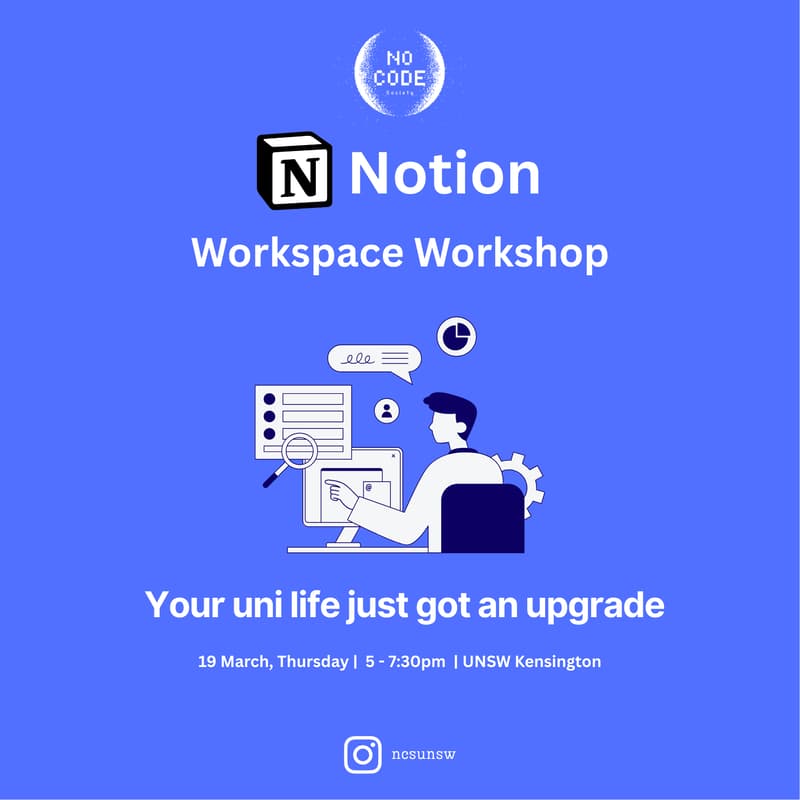 Cover Image for Build Your Notion Workspace | NCSUNSW x Notion