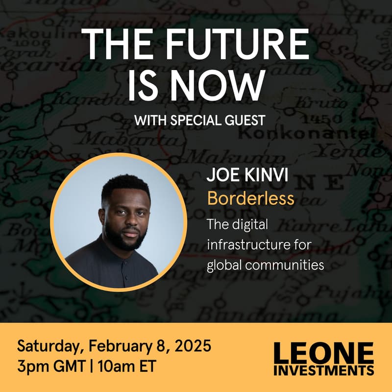 Cover Image for Leone Investments: The Future is Now with Joe Kinvi from Borderless