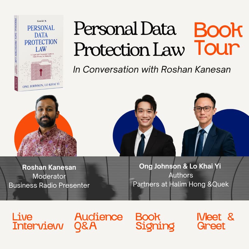 Cover Image for Personal Data Protection Law Book Tour - In Conversation with Roshan Kanesan