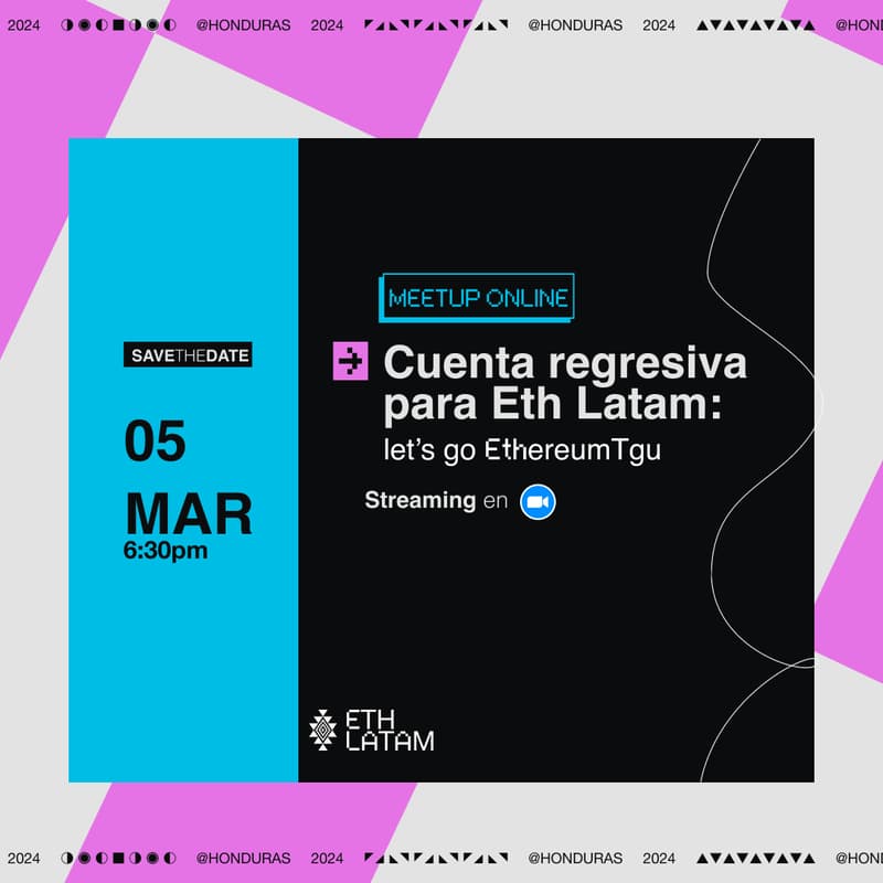Cover Image for ⏰ Cuenta regresiva para EthLatam: Let's go EthereumTGU 🚀✨
