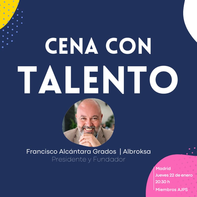 Cover Image for Cena de Talento AJPS MADRID · Enero 2026