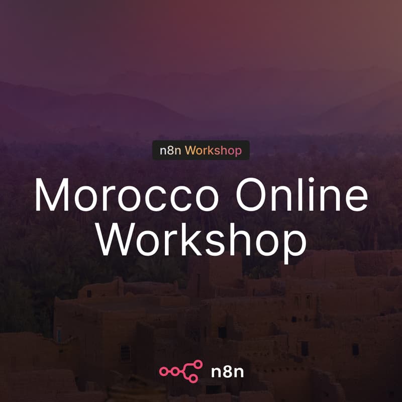 Cover Image for n8n Morocco Online Workshop