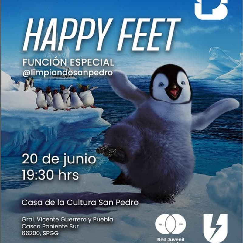Foto de portada de ¡HAPPY FEET en San Pedro!