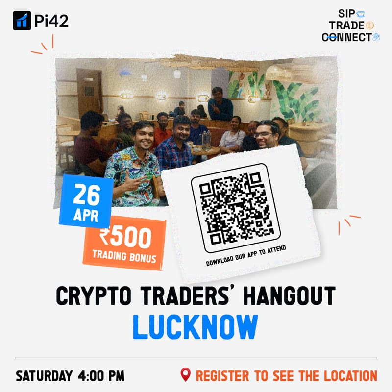Cover Image for Pi42 Crypto Traders’ Hangout - Lucknow